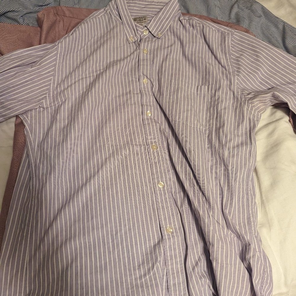 J. Crew Blue Button Up (large)